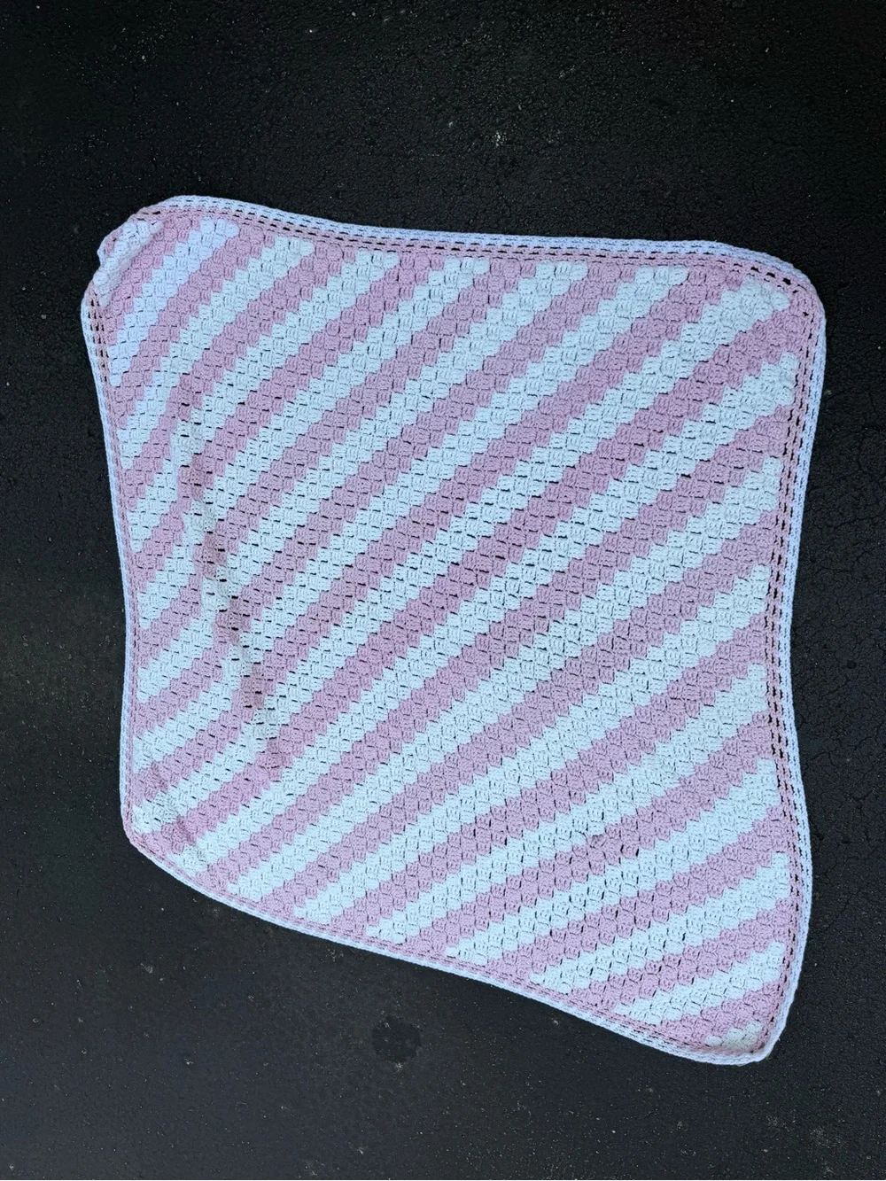 Soft Pink & White Striped Baby Blanket - Kids Accessories